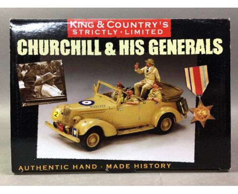 KING &amp; COUNTRY STRICTLY LIMITED, 8TH ARMY EA31SL Churchill and his Generals (limited edition of 999), boxed