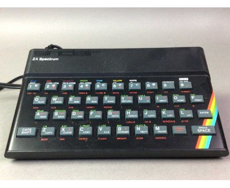 SINCLAIR, ZX SPECTRUM with power unit, Computer Scrabble and further cassettes including Backgammon