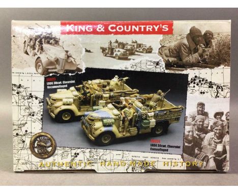 KING &amp; COUNTRY 8TH ARMY EA23 LDRG 30CWT Chevrolet (un-camouflaged) 3 Crew, boxedExcellent condition
