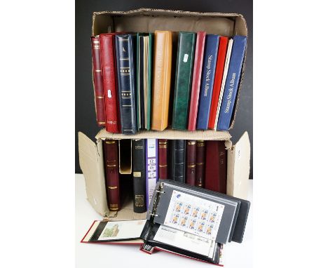 Large collection of mainly mint stamps to include mainly Channel Island examples, mostly Queen Elizabeth II all within albums