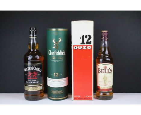 Whiskey selection to include Bell's original blended Scotch whisky 70cl, Whyte &amp; Mackay triple matured blended scotch whi