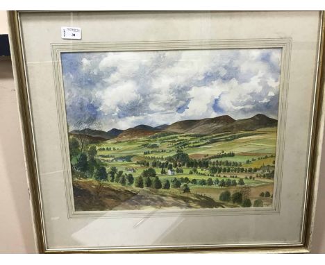 J R BALFOUR,LANDSCAPEwatercolour on paper, signedMounted, framed and under glass