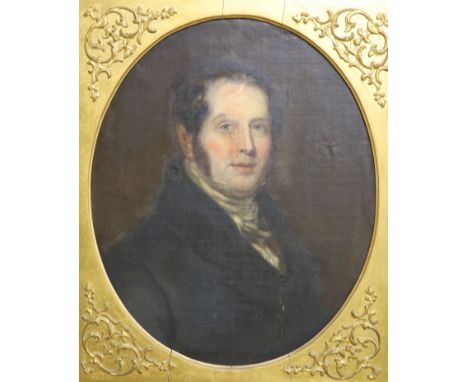 Victorian School, oil on canvas, Portrait of a gentleman, 54 x 44cm