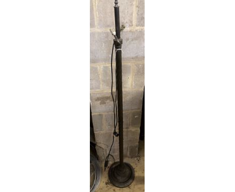 A standard lamp, height 155cm