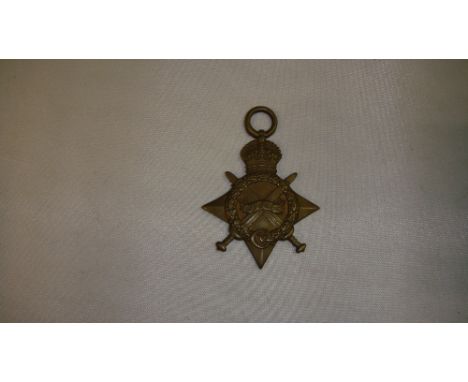 World War I  1914 - 1915 Star Private C R Smith Cam N Highrs