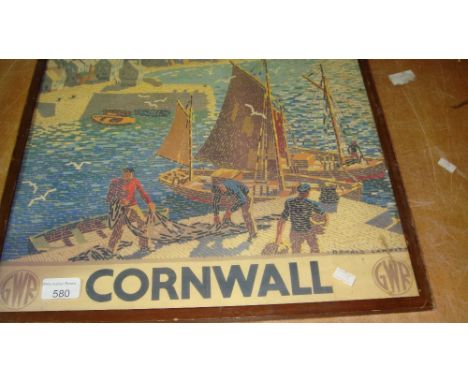 Vintage advertising poster GWR by Ronald Lampitt F&G 37 cms x 43 cms 