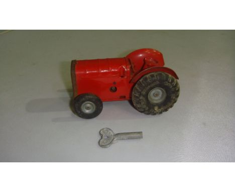 Vintage Triang Minic clockwork tractor