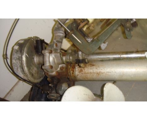 Vintage Seagull petrol boat engine short shaft