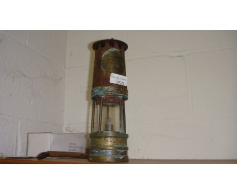 Vintage miners lamp by Hailwood & Ackroyd Type 1