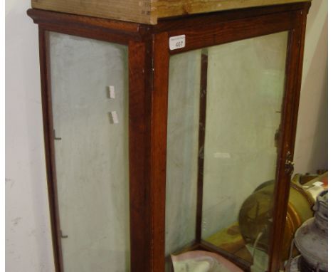 Vintage shop counter display cabinet 77 cms x 52 cms x 30 cms