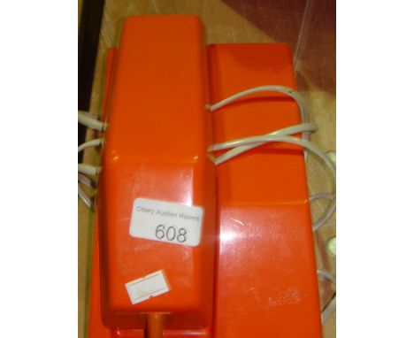 Vintage BT Contempra phone orange telephone with rotary dial TRS 8002 / A GEN 83