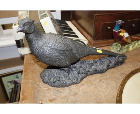 Tom Mackie, for Heredites bronzed model a pheasant