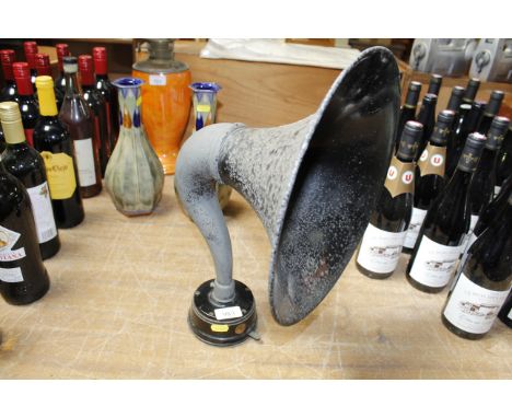 A BBC vintage horn shaped speaker