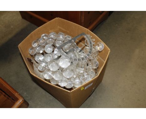 A collection of plastic light fittings