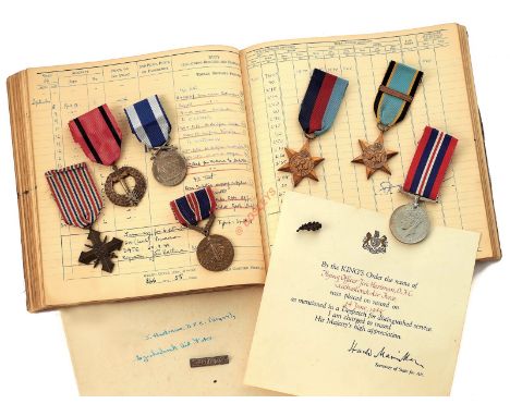 WW2 Free Czechoslovak Air Force Important Log Book & Medals of Fighter Pilot Jiri Hartman DFC Major General Jiri Hartman Czec
