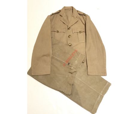 WW2 Period Indian Army Medical Corps Khaki Drill Officer’s Uniform. A good example, worn by a Major. Complete with Regimental