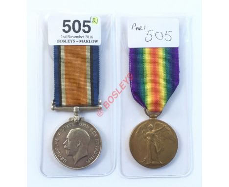 WW1 11th (Lonsdale) Battalion Border Regiment Casualty British War Medal & Family Victory Medal. The British War Medal was aw