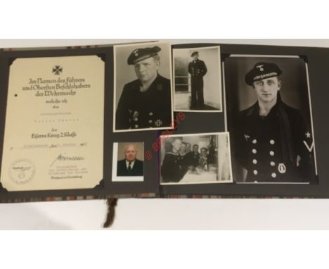 German Third Reich WW2 Kriegsmarine photograph album. A good interesting example Matrosengefreiten Walter Tauber’s service ab