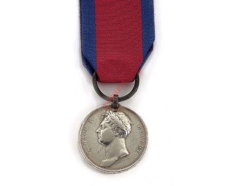 2nd Bn Grenadier Guards Waterloo Medal. Awarded to “*** JOHN HUGHES 2ND BATT GRENAD GUARDS ***”.  Fitted with steel mount and