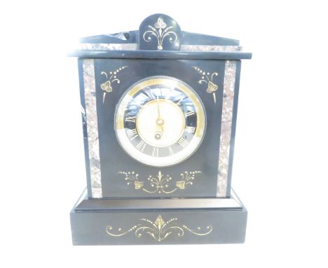 Good quality Belgium slate mantle clock