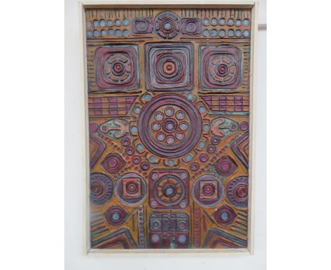 Ceramic plaque by Peter Goldberg