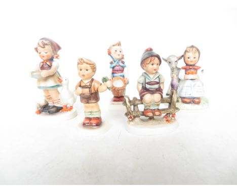 5x Goebel figures
