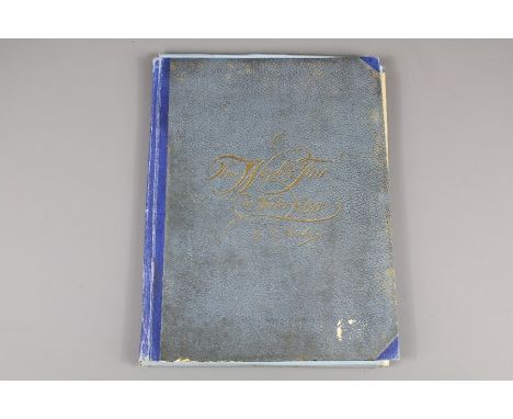 Mid-19th Century Folio -The World's Fair in Water Colors by C. Graham, Monroe Book Co. Publishers & Jobbers. Denver- Colo. 21