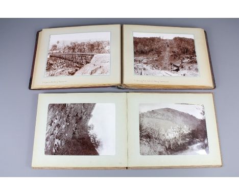 An Interesting Colonial-Era Kenyan Photograph Album. The album contains 43 evocative photographs of a by-gone era, depicting 