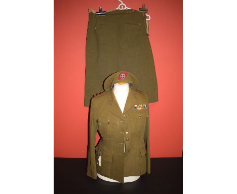 A lady's First World War period Woman's Transport Service, 'First Aid Nursing Yeomanry' (FANY) uniform, comprising: a jacket 