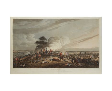 Waterloo - Bower, Taylor  The Campaign of Waterloo illustrated with Engravings... London: T. Bensley and Son, 1816. Folio, 9 