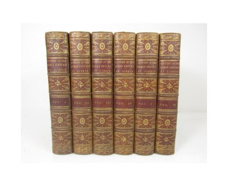 Gibbon, Edward  The History of the Decline and Fall of the Roman Empire. London: W. Strahan and T. Cadell, 1782-1781-1788. 6 