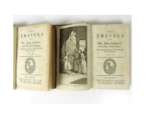 [Swift, Jonathan] - Desfontaines, Pierre-François Guyot  The Travels of Mr. John Gulliver, Son to Capt. Lemuel Gulliver. Tran
