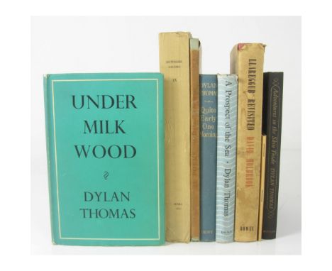 Thomas, Dylan  Under Milk Wood. London: Dent, 1954. First edition, 8vo., publisher's cloth, dust wrapper (Rolph B21); [Idem] 