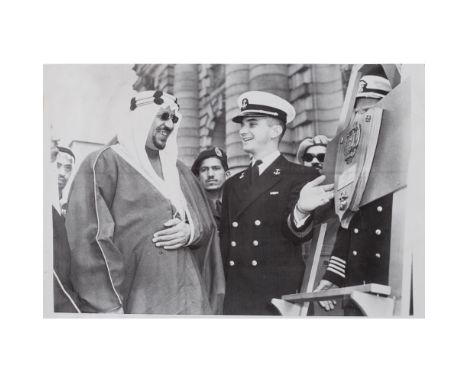 Saudi Arabia: King Saud's visit to the United States, 1957, a collection of photographs  50 monochrome press and wire photogr
