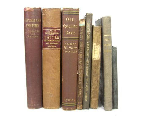 Veterinary - Eight 19th century veterinary books, including Tindall, John  Observations on the Breeding and Management of Nea