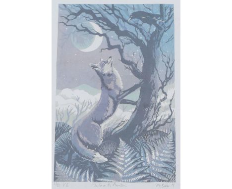 Marianne Kreeger (1929 - 2009 German), 'Fragment - Knight's Move', limited edition print, numbered 15/25, titled and signed t
