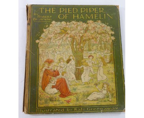 Robert Browning, 'The Pied Piper of Hamelin', published by Frederick Warne &amp; Co., illustrated by Kate Greenaway, engraved