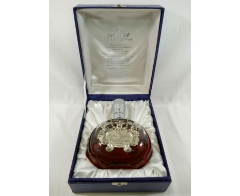 A commemorative bottle of Whyte and MacKay 12 year old blended scotch whisky, celebrating the marriage of the Prince of Wales