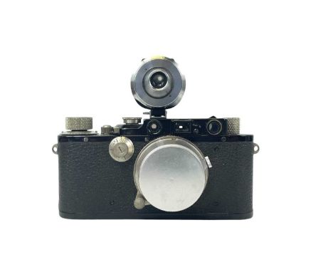 A Leica III Rangefinder camera.  1934 Serial No.129746 fitted with a Leitz Summar 5cm (50mm) serial No. 209603 and an E.Leitz