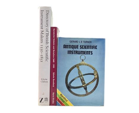 Gloria Clifton; 1996 Directory of British Scientific Instrument Makers 1550-1851. Together with Barometer Makers and Retailer