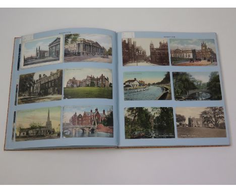 Original collection in special album, general mixture, mainly topographical, R/P's etc   (approx 190 cards)