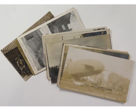 Small original collection of better cards, smithy, disasters, events, R/P's, shop front, airship, etc   (approx 20 cards)
