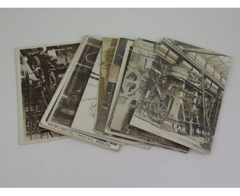 Industry, mostly RP, UK & France, Lace Machines, Weaving, Barlow & Jones Manchester, Engine and Boiler Rooms, Factories (16)