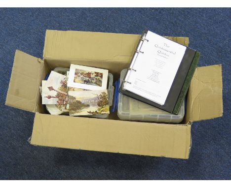 Artist signed - a very nice A R Quinton collection with Perry & McKenzie published cards noted, together with various varieti