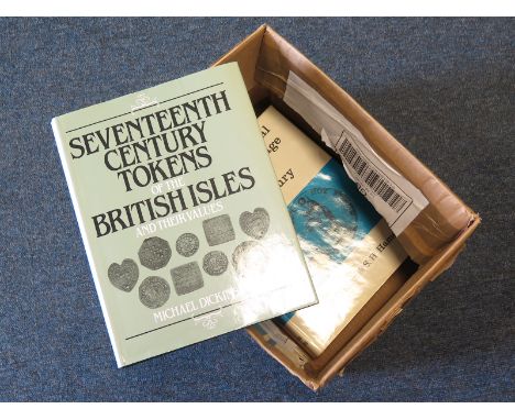 Token Books (2): Seaby Seventeenth Century Tokens of the British Isles and Their Values by Michael Dickinson 1986, hardback V