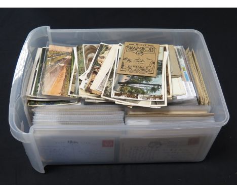 Topographical, mixed selection, R/P's, street scenes, etc better noted, in plastic drawer (approx 700 cards)