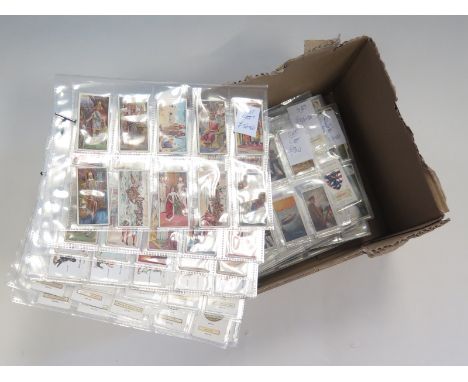 Wills sets in sleeves - The Coronation Series, Arms of Companies, Signalling Series, Ships Badges, Fish & Bait (set + some od