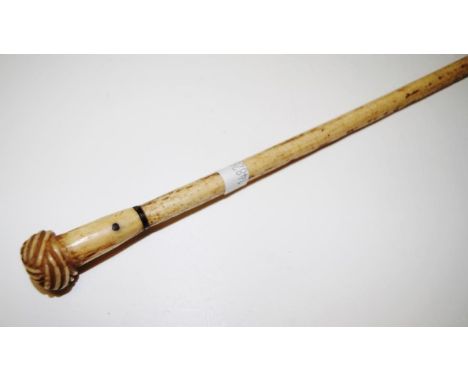 Antique bone swaggers stick length 72cm approx