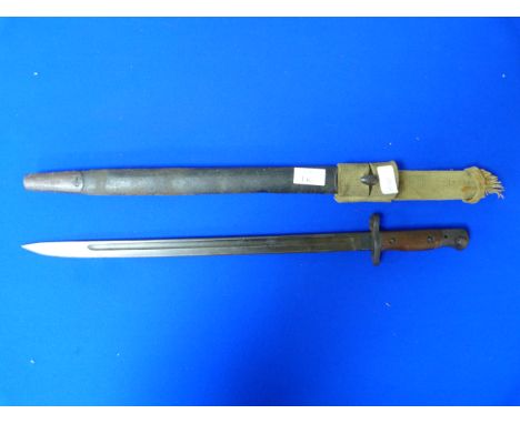 British Chapman 1907 Pattern Bayonet with Scabbard 