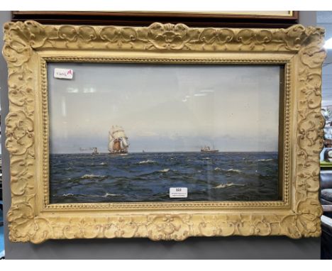 Framed Original Watercolour Seascape by Patrick Downie 